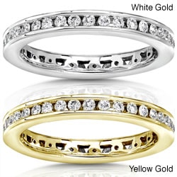 14k Gold 1/2ct TDW Round Diamond Eternity Band (G-H, I1-I2)