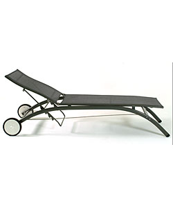Calais Black Sunbed/ Lounger
