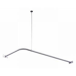 Chrome Corner Shower Rod