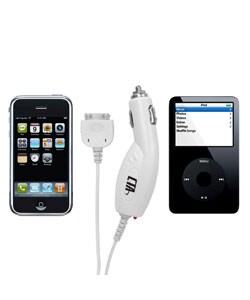 Rapid 12V Car Charger for iPod/ iPod Mini/ Nano/ iPhone