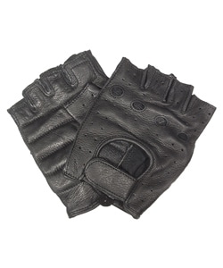 Daxx Top Grain Deerskin Fingerless Gloves