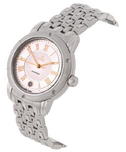 Gevril Men's Silver Dial Steel Watch