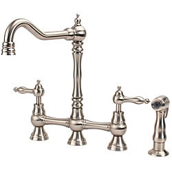 Fontaine Monaco Brushed Nickel Bridge Faucet