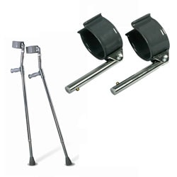 Medline Tall Adult Forearm Crutches