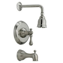 Fontaine Monaco Brushed Nickel Tub & Shower Set
