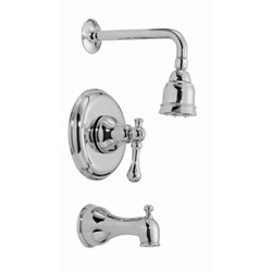 Fontaine Monaco Chrome Tub and Shower Set