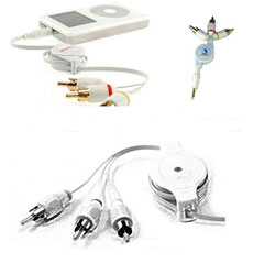 iPod Universal Retractable AV Cable