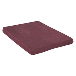 Large Burgundy Microfiber Memory Foam Bed