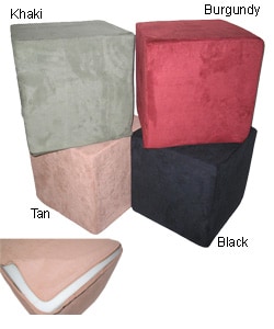 Chamois Cube Ottoman