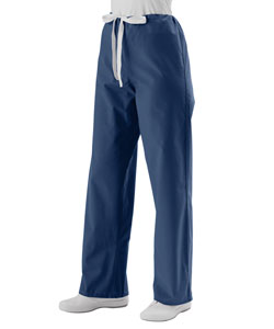 Medline Unisex Reversible Navy Drawstring Scrub Pants