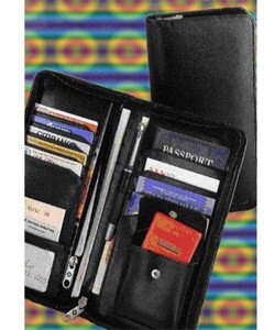 Samsonite Leather Travel Document Organizer Case