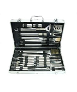 Daxx Stainless Steel 24-piece BBQ Set with Case
