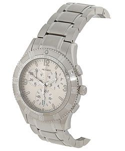 Movado Gentry Men's Silver Dial Chronograph Watch