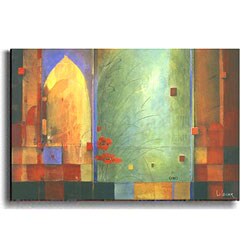 Passage to India by Li-Leger Stretched Canvas Art
