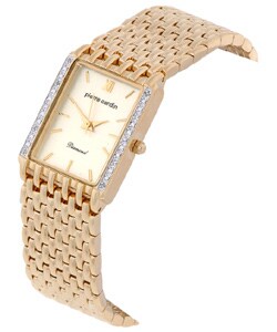 Pierre Cardin Men's Diamond Goldtone Dress Watch