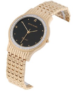 Pierre Cardin Men's Black Dial Watch