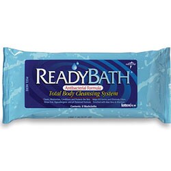 Medline Scented Anti-bacterial Disposable Washcloths 8/pk (Case of 24)