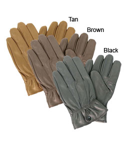 Adi Designs Women's Button-cuff Lambskin Gloves