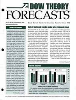 Dow Theory Forecasts
