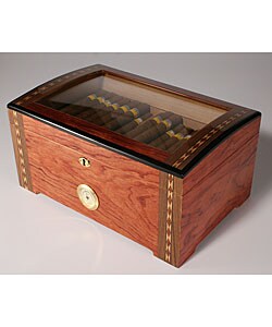 Santa Fe 100 Deluxe Cherry Wood with Inlay Humidor