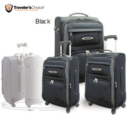 Travelers Choice Pasadena 3-piece 'Spinner' Luggage Set