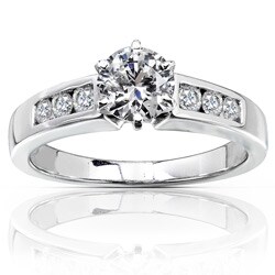 14k White Gold 1ct TDW Diamond Engagement Ring (H-I, I1-I2)