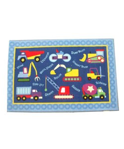 Kid's Construction Rug (3'3 x 4'10)