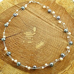 Sterling Silver Freshwater Pearl Necklace (USA)