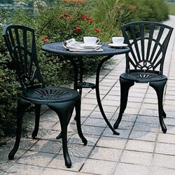 Sunrise Cast Aluminum 3-piece Bistro Set