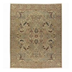 Hand-woven Millenia Gold Wool Rug (3'10 x 5'10)