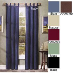 Cotton Duck Tab Top 84-inch Curtain Panel Pair