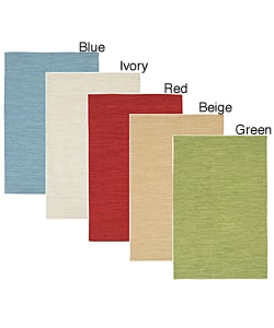 Hand-woven Set of Two Mandara Rugs (5' x 7'6)