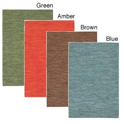 Hand-woven Set of 3 Matching Mandara Rugs (2'6 x 7'6)