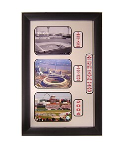 History of Busch Stadium Picture Frame