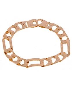 14k Yellow Gold Handmade Link Bracelet