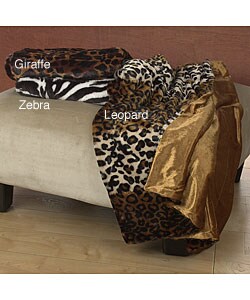 leopard print throw