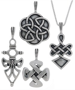 Sterling Silver Celtic Protection Pendants (Options)
