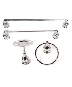 Moen Chrome 4-piece Bathroom Accessory Set