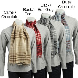 Himalaya Trading Co. Men's Cashmere Plaid Scarf
