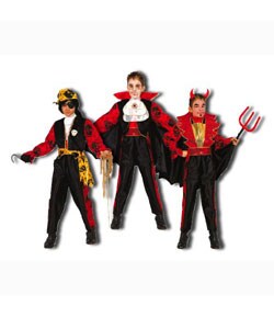 3-in-1 Devil, Pirate, Vampire Costume Set