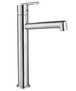 Fontaine Tall Chrome Vessel Sink Bathroom Faucet