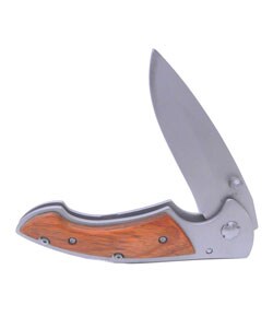 BT Outdoor Wood Handle Locking Knife