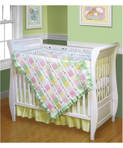 Cassandra Cotton 4-piece Patchwork Crib Set