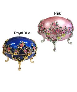 Faberge-style Collectible Enameled Egg