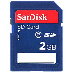Sandisk 2GB Secure Digital (SD) Memory Card