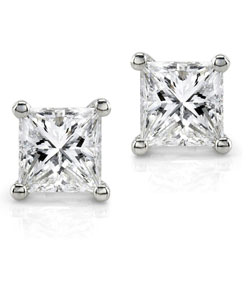 18k Gold 2ct TDW Certified Diamond Earrings (E-F, SI2)