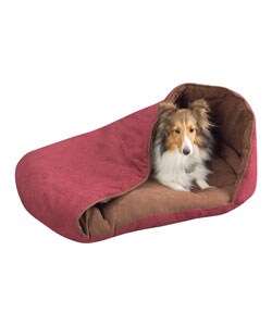 Hoodwink Snuggle Nest Chocolate/ Wine Pet Bed