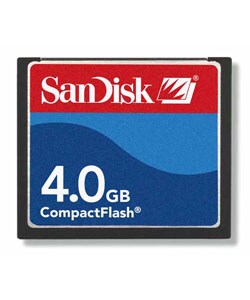 SanDisk 4GB Compact Flash Memory Card