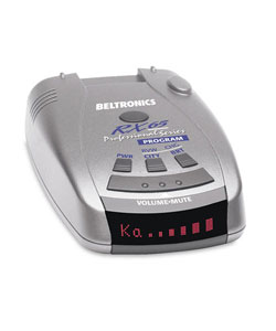 placement of beltronics rx65