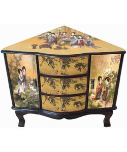 Enchanted Ladies Corner Cabinet (China)